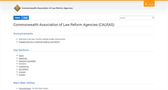 Desktop Screenshot of calras.org