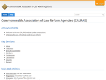 Tablet Screenshot of calras.org
